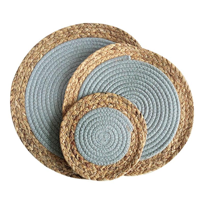 Placemat Mixed Dining Table Insulation Placemat Plate Mat Gourd Grass Home Furnishing Kitchen Insulation Mat