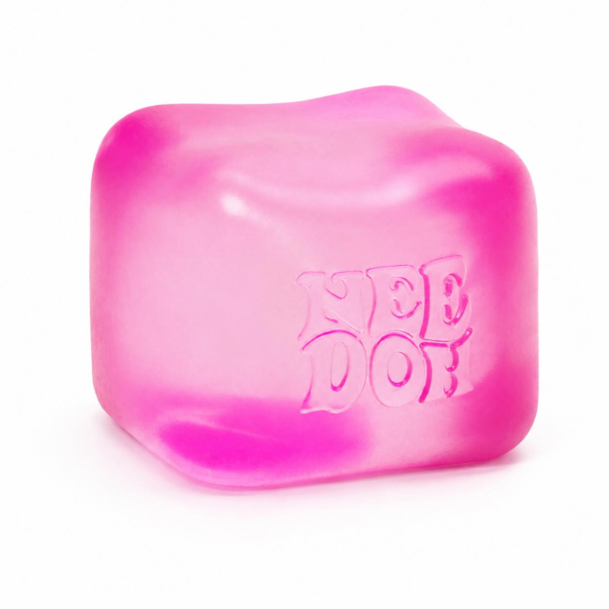 NeeDoh Nice Cube Супер-плотная Сжимаемая Сенсорная Игрушка-Антистресс – Синий / Розовый / Фиолетовый розовый