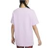 Nike Sportswear Graphic Sneaker Logo Print Short Sleeve T-Shirt Women Tops Pink Purple DR9021-530