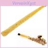 Cleaner Alto Yellow Soft Saxophone Fiber Brush Pad Saver Durable And Easily Keep Saxophone Clean