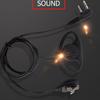 Strong PTT Headset Featuring Adjustable Ear Hook Designs Two Pin Radio Earpiece for Security Retail Hotel Staff Use