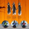3Pcs Screaming Witch Halloween LED Display Large with Stakes Gifts Garden Decoration