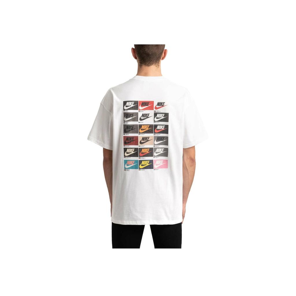 Nike Logo Print Crew Neck Slim Fit Pullover Short Sleeve T-Shirt Men Tops White CT8420-100