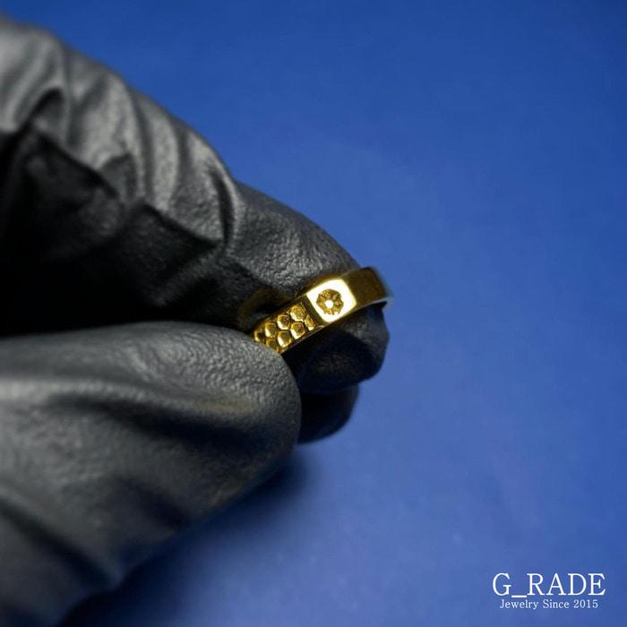 G_Rade Pattern Logo Layered Ring Plating Ver No.4 (C Type)