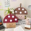 Creative Cloth Mushroom Tissue Box Cute Decorative Hanging Tissue Bag Wall Mounted Napkin Container Living Room