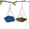Balanced Hanging Bird Tray Flower Outdoor Bird Food Dispenser Bird Feeder  Nature Setting