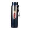 Stainless Steel Insulated Travel Mug With Tea Separator And Carrying Rope For Outdoor Use