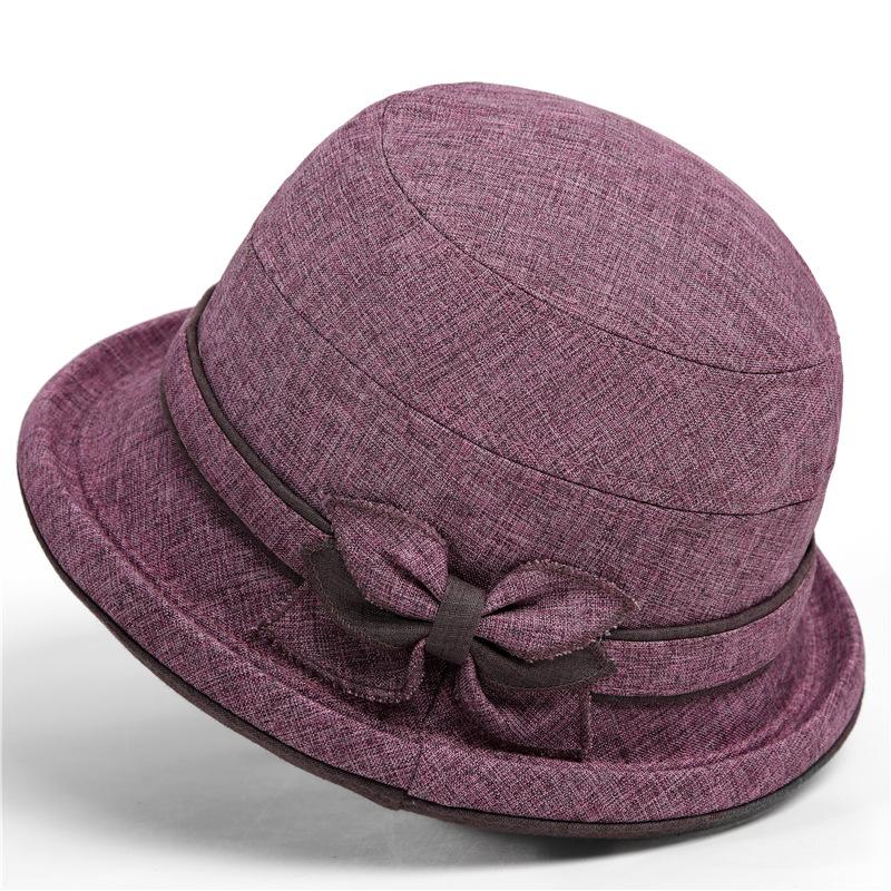 Hat Women's Spring and Autumn Bucket Hat Thin Cloth Hat Hat Summer Hat