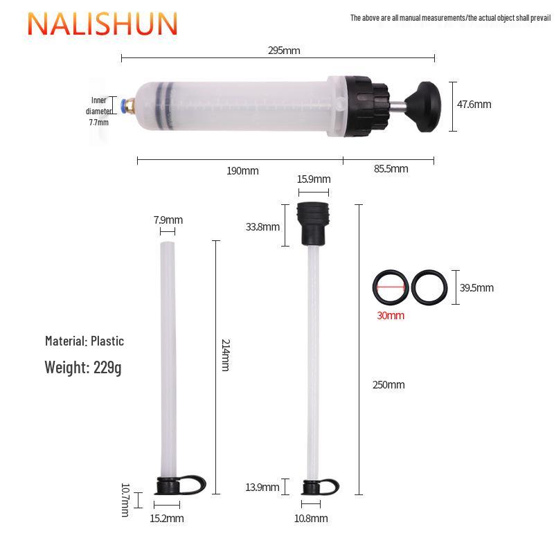 

Dual-Use Oil Extractor: Large Syringe for Suction & Injection of Kerosene or Diesel