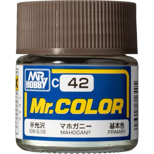 

GSI Creos Mr. Color Mahogany Semi-gloss 10ml Model Paint C42