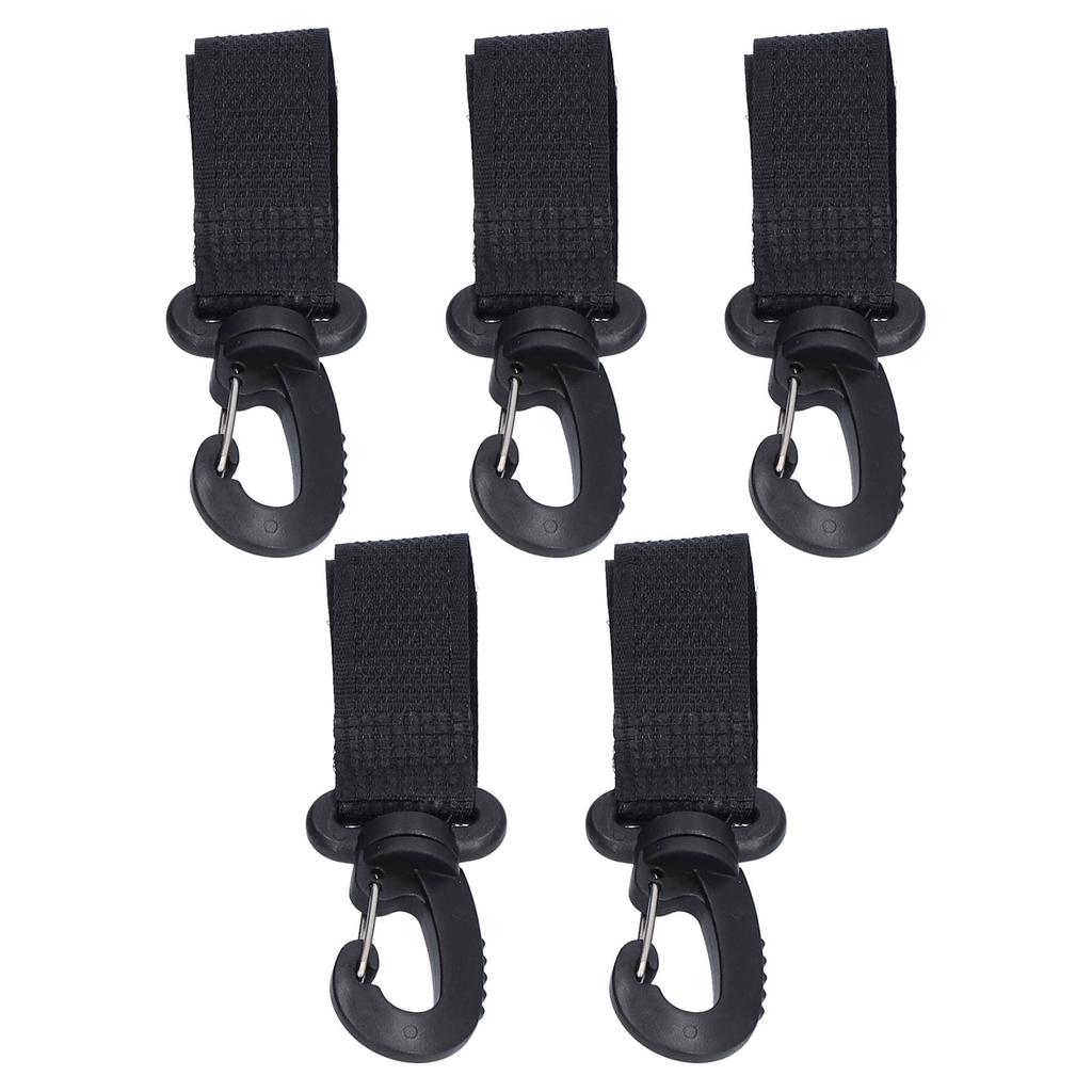 5Pcs Stroller Organizer Hook Clip Convenient Stroller Hooks for Hanging Diaper Bags Purse#01