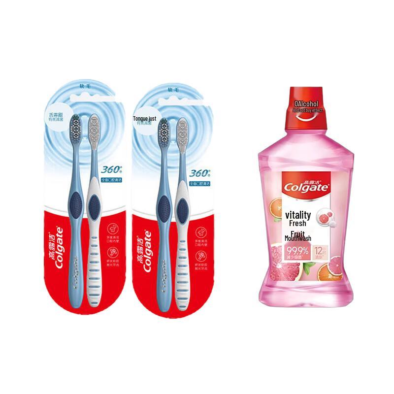 Colgate Total Oral Clean Toothbrush & Mouthwash Set