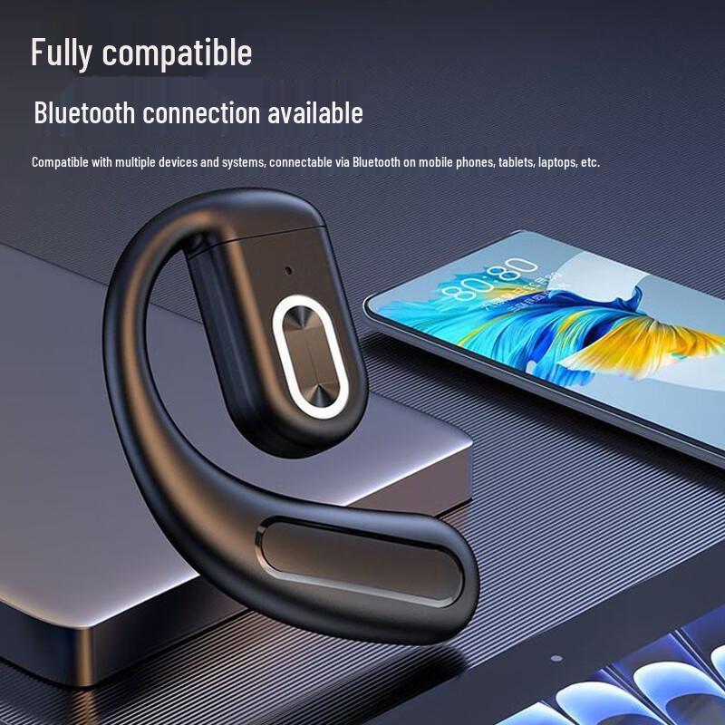 Z70 Sports Ear-Hook Bluetooth Headphones: Noise-Canceling, Non-In-Ear, Ultra-Long Battery Life, Comfortable Fit