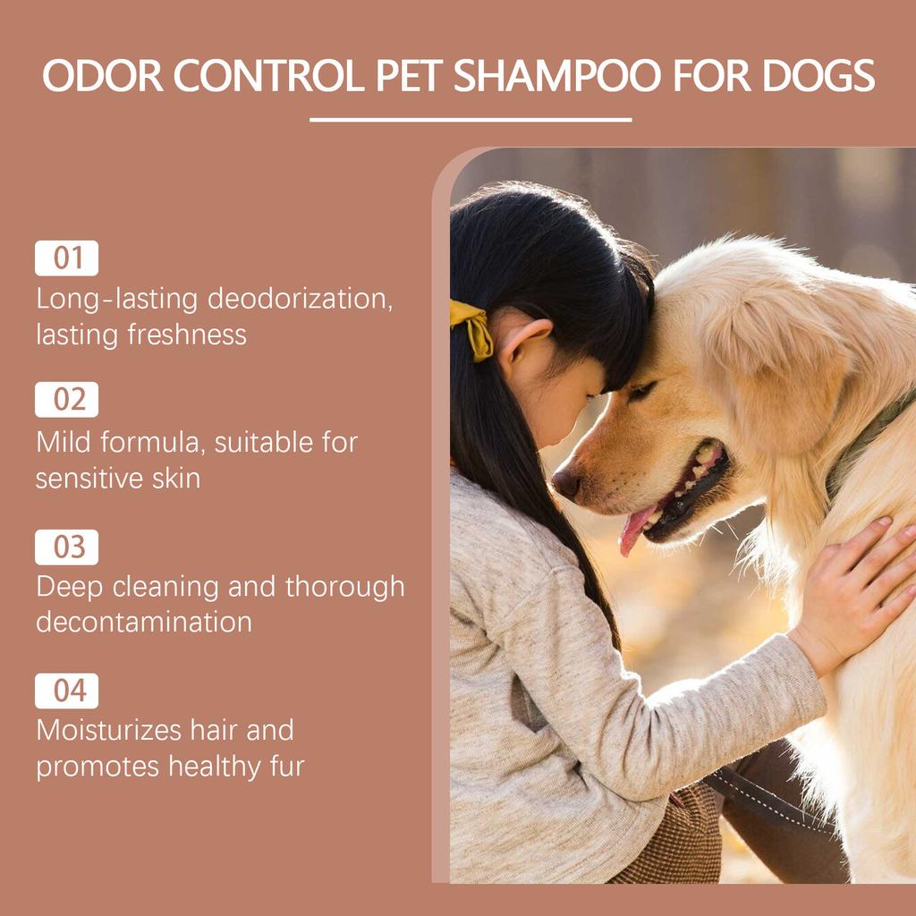 Yegbong Hypoallergenic Dog Shampoo for Smelly Dogs – Best Dog Shampoos & Conditioners – Best Dog Shampoo for Puppies
