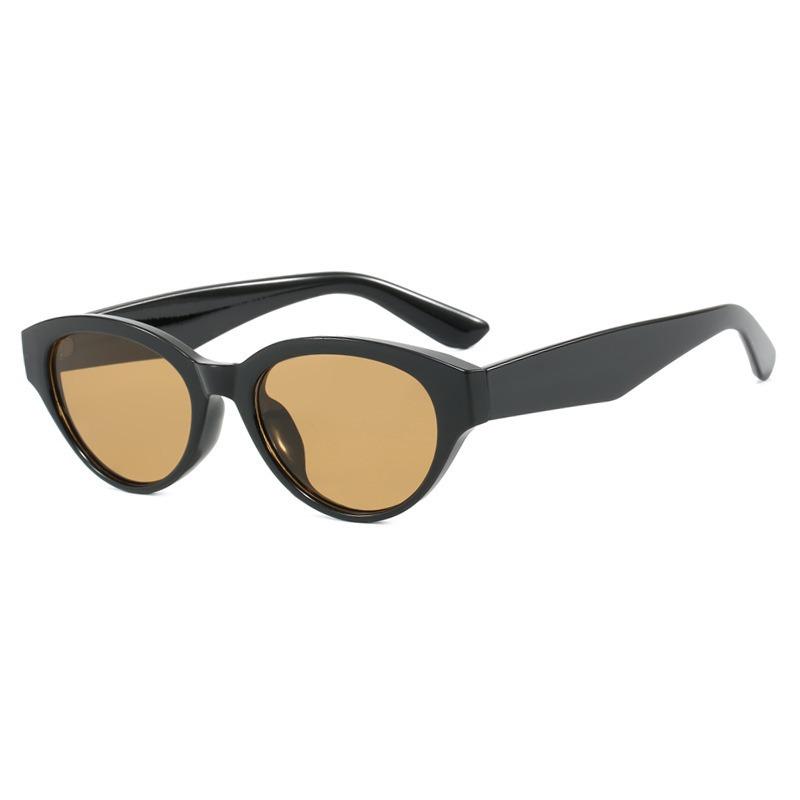 New fashionable cat-eye sunglasses for men and women, sophisticated minimalist casual outdoor versatile European and American UV-blocking sunglasses
