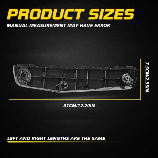 2Pcs Front Bumper Bracket Retainer support 5211547050 For 2016- Toyota Prius
