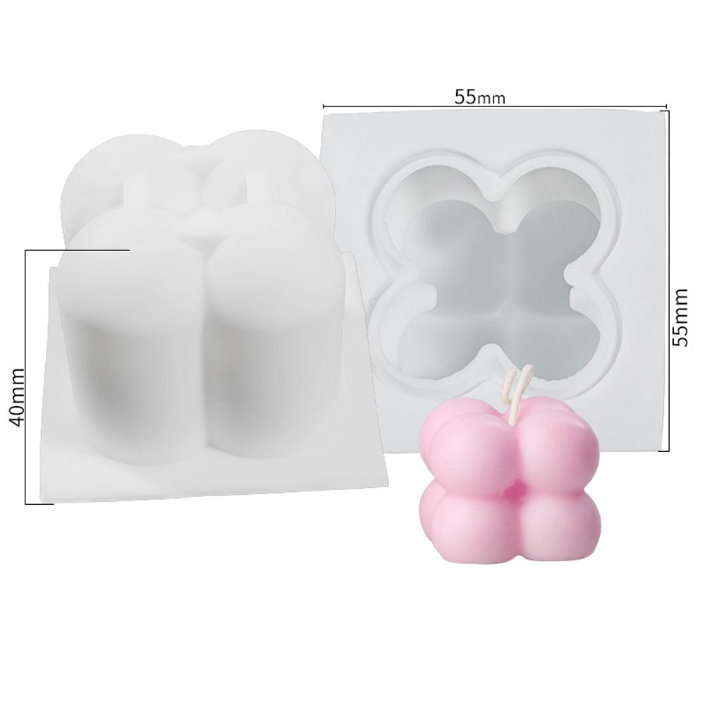 Cylinder Silicone Mold DIY Epoxy Resin Candle Mould Aromatherapy Candle Wax Molds Clay Plaster Craft Casting Mould Home Decor
