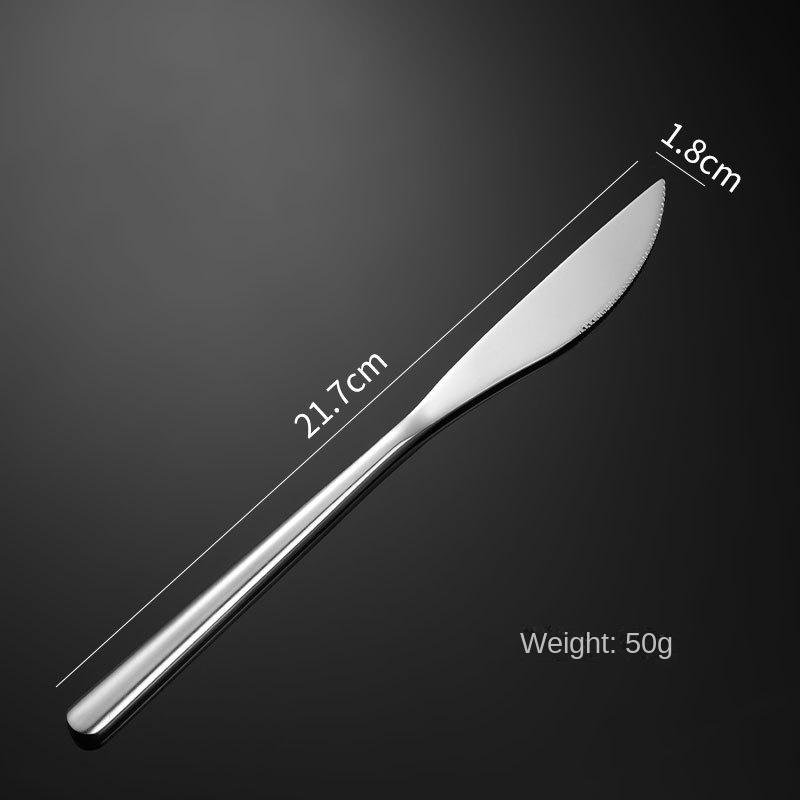 HANYANG 304 Edelstahllöffel, Messer, Gabel, Löffel, westliches Geschirr, Ruyi, mehrere Spezifikationen, langer Eislöffel, Dessert-Shop, öffentlicher Löffel
