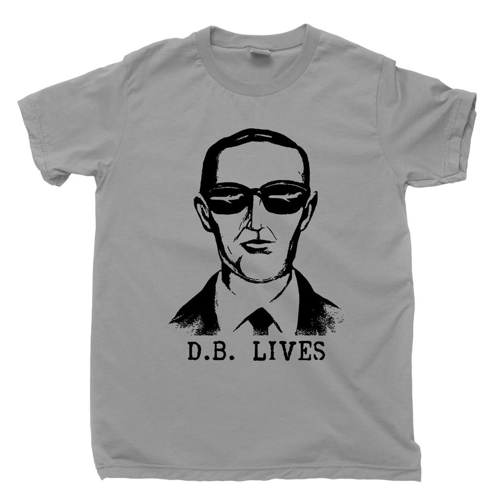 

DB Cooper Lives T Shirt FBI Most Wanted Fugitive Unsolved Mystery Conspiracy Tee L