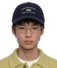 Eondeokeonteulol Autumn Winter Flannel Basic Soft Top Unisex Ball Cap Baseball Cap College Crew / Authentic B B / Navy Flannel