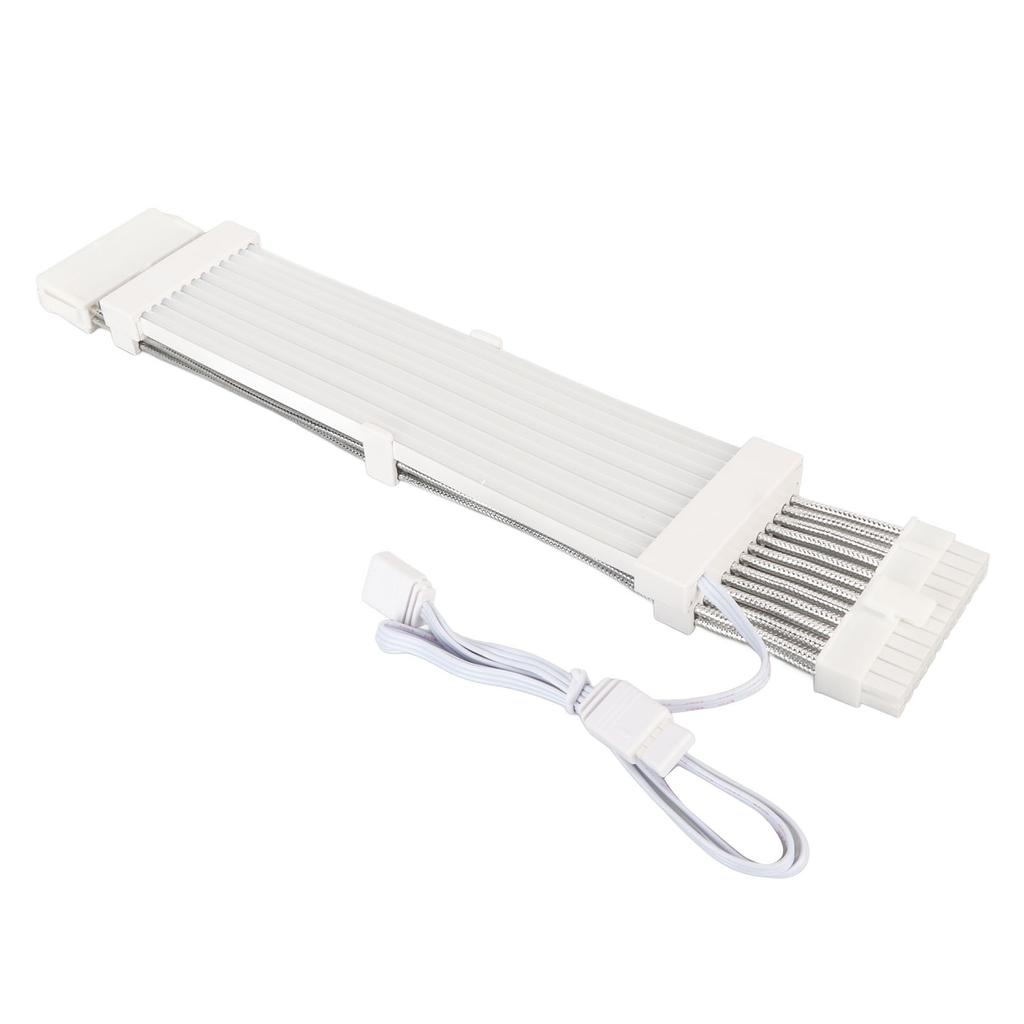 ARGB Extension Sleeved Cable 5V 18AWG Flexible High Current Support Synchronized PSU Cable with Multiple Color Modes