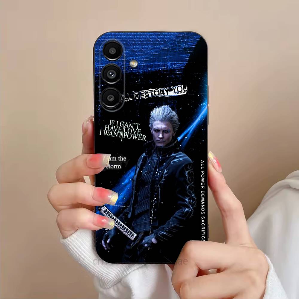 Dante D-Devil M-May Cry D-DMC2 Phone Case For Samsung Galaxy S21 22 23 24 S25 Ultra PlusS20 FE S10 Plus  Cover Funda