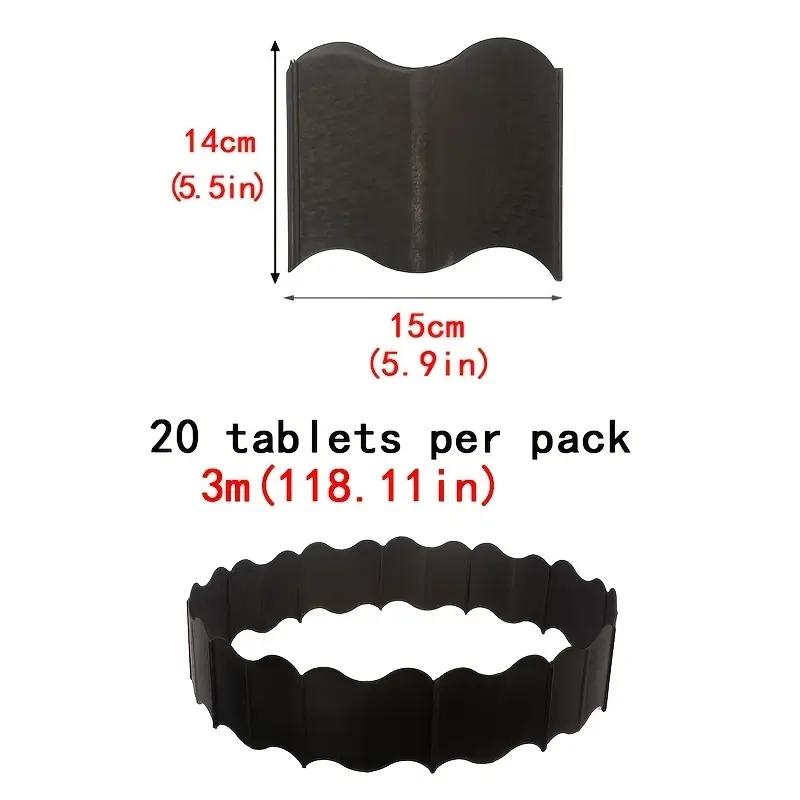 20pcs Garden Fence, Corridor Decoration, Plastic Planting Fence, Free Splicing, Horticultural Fence