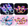 1Pc  Plush Glow Glow Ball Rabbit Hair Band Party Plush Glow Headwear