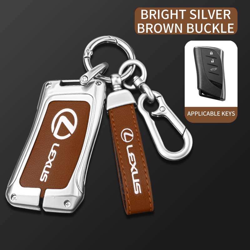 DJSZ3 Zinc Alloy Car Key Case Fob Cover Shell for Lexus UX200 UX250h ES200 ES300h ES350 US200 US260h 2018 2019 Protector Accessories