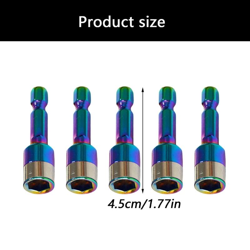 Pack of 5Pcs High Strength Steel Roofing Screw Set 45Mm Length With Rust Resist Coating Finish Perfect For Outdoor Use