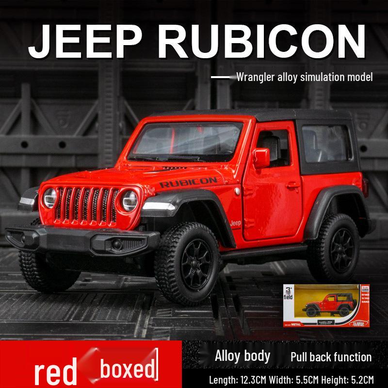 

CH554060 Wrangler Jeep Model with Sound, Light, and 2-Door Pull Back Feature