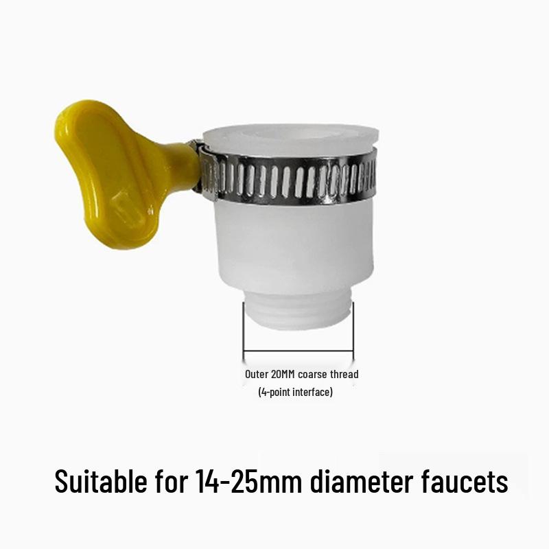 Stainless Steel Universal Faucet Extender - Splash-Proof Bathroom Sink Attachment