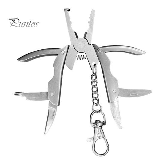 

Складные плоскогубцы из нержавеющей стали, многоцелевые, для резки проволоки, снятия крючков, затягивания винтов, портативные, складные, мини-плоскогубцы для рыбалки на открытом воздухе