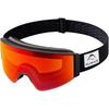 Fujikaze SNG-03 Heated Goggles Anti-Fog Full REVO Mirror 99% UV Protection for Snowboarding Skiing Winter Sports Red Orange Lens