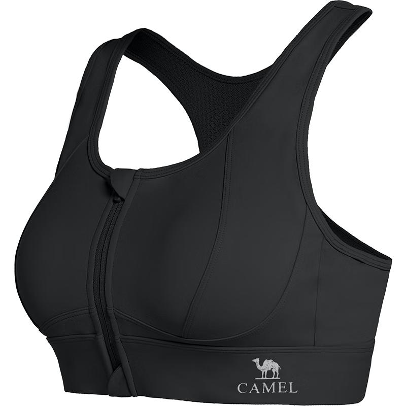 CAMEL Women s Quick-Dry Medium Support Sports Bra Vest Y25BAWL6003 L