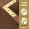 L-shaped Iron Corner Code 90 Degree Right Angle Fixator L-shaped Bracket Furniture Bed Frame Cabinet Connector