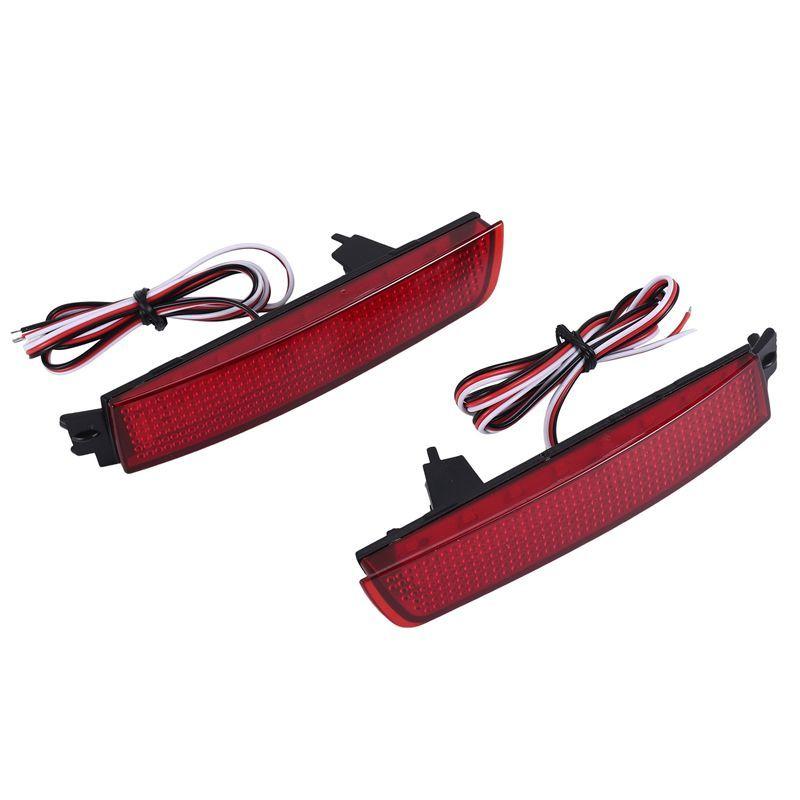Well Red Lens Rear Bumper Reflector Lamp LED Tail Brake Light For Nissan Juke Murano Quest Sentra Infiniti FX35 265605C000