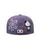 THEMUSEUMVISITOR Panda Embroidery Cap (Purple)