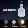 Waterproof Rechargeable LED Bulb: Energy-Saving, Super Bright Emergency Lighting for Power Outages and Night Markets.