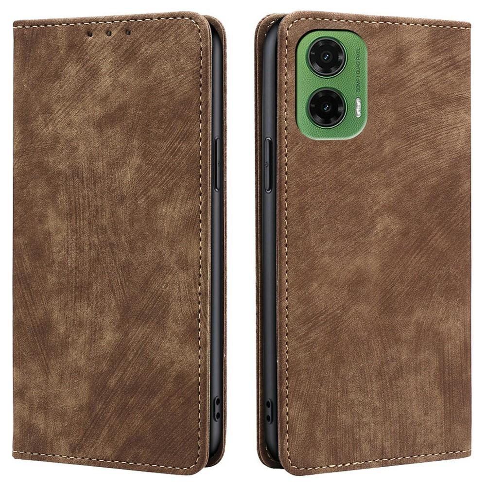 For Motorola Moto G35 5G Case RFID Blocking Wallet Leather Phone Cover