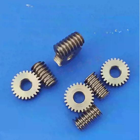 Micro Worm Gear and Worm Wheel Set, Ratio 1:25, Module 0.5 Worm Bore 5mm for RC Models and Precision Machinery