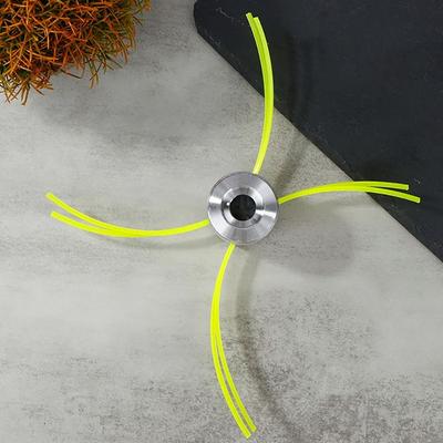 1Pcs with 4 Cables Grass Trimmer Head Nylon Universal Brush Cutter Head Aluminum Alloy for Lawn Mower Grass Cutting Line Head