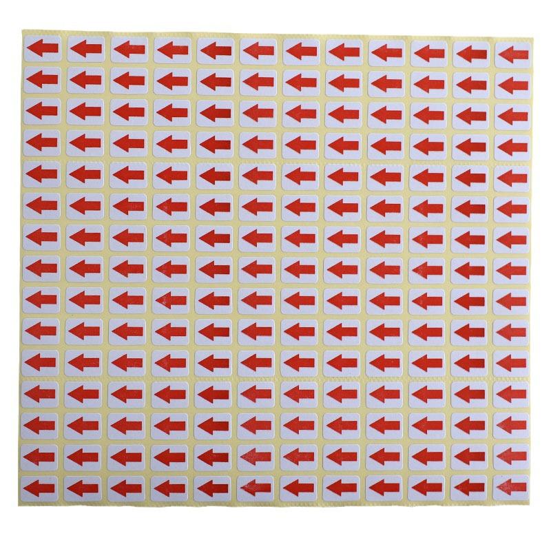 Red Arrow Defective Product Label - Rework Indicator Sticker