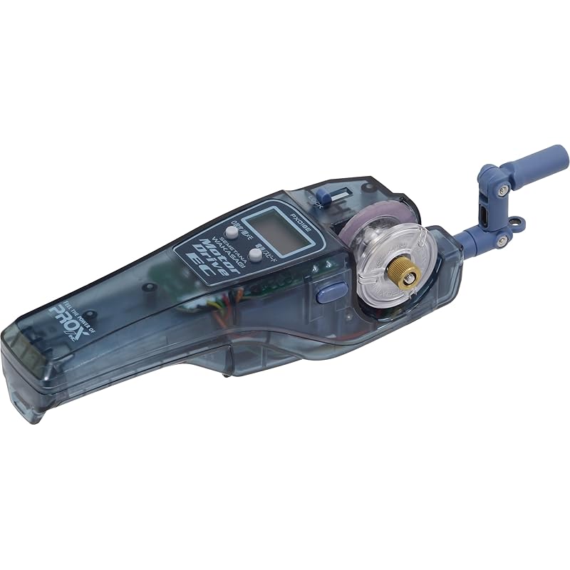 

PROX PX018ENB Motor Drive EC Smelt Reel with Digital Counter, Ice Night Blue (Requires two AAA batteries, sold separately)