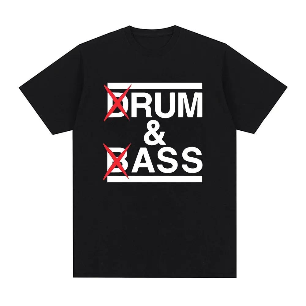 

Смішна футболка Drum and Bass Любителі Рому та Сідниць Жарти З коротким рукавом 100% Бавовняна футболка Унісекс Мода Класична Оверсайз Футболка XXXL