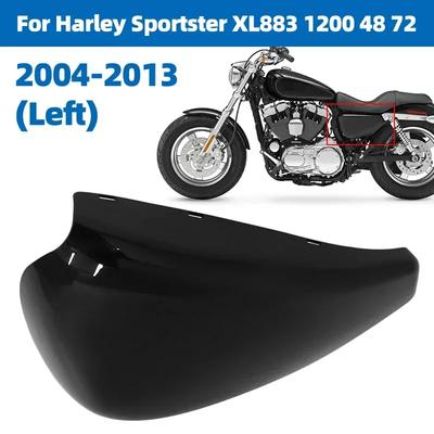 1 Stück Motorradzubehör Linke Schutzseite Batterieverkleidung Abdeckung Glänzend Schwarz Für Harley Sportster XL1200 XL883 XL50 2004-2013