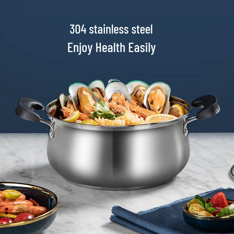 COOKER KING 22cm 304 Stainless Steel Soup Pot