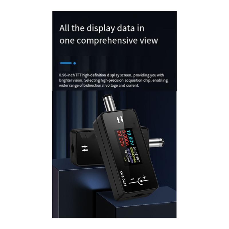 B52C Current Detector KWS-DC28 0.96 Inch TFT HD Digital Display Handy Ladetester Detektor