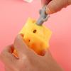 Squeeze Cheese Rubber Simulated Cheese Stress Anxiety Sensory Relief Toy