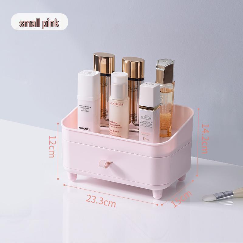 

Розкішний пилозахисний органайзер для косметики для робочого столу та гуртожитку